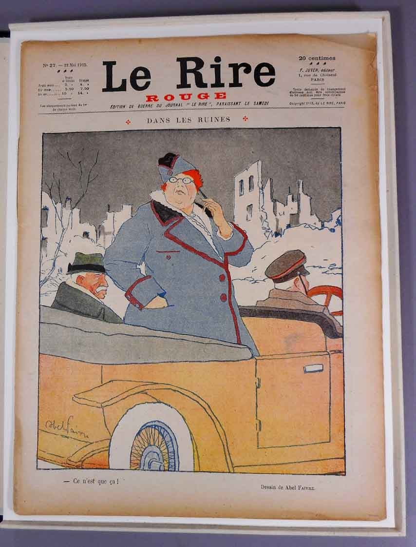 Item #11190 Le Rire Rouge, No. 27 "Dans Les Ruines" Edith Wharton, Walter Berry