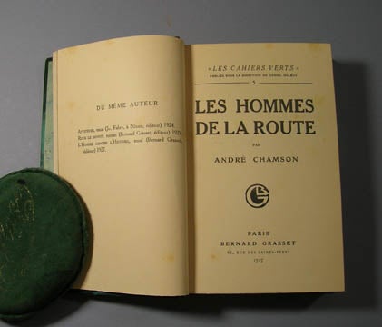 Item #2398 Les Hommes de la route. Andre Chamson