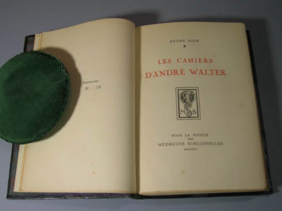 Item #2494 Les Cahiers d'Andre Walter. Andre Gide