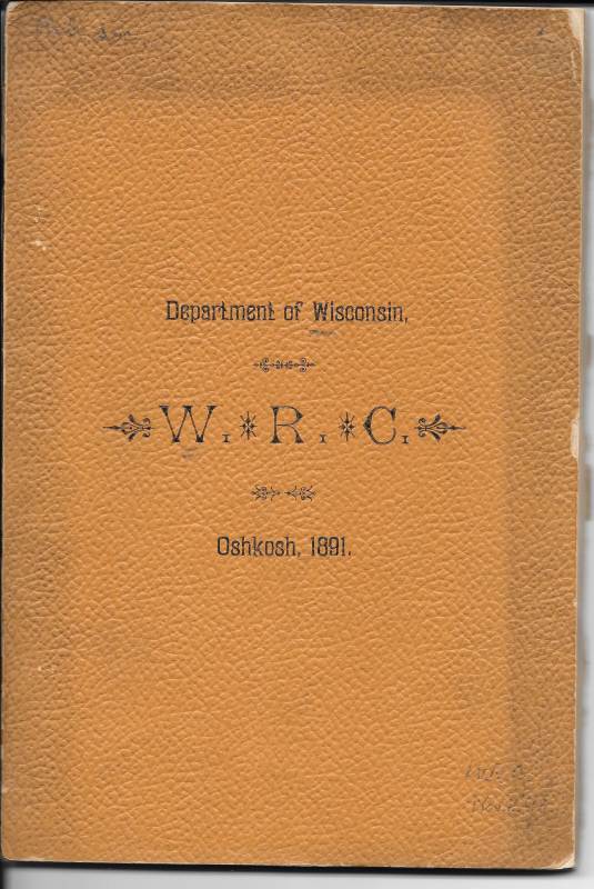 Proceedings of the Eighth Annual Convention Department of Wisconsin W.[omen's] R.[elief]...